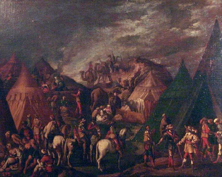 military camp